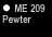 ME-209 PEWTER