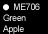 ME706 GREEN APPLE METALLIC PAINT