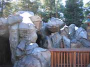 Rock work washed with Theme Paint