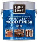 ABSOLUTE COATINGS 13001 LAST N LAST ULTRA CLEAR WATERBORNE WOOD FINISH GLOSS SIZE:1 GALLON.