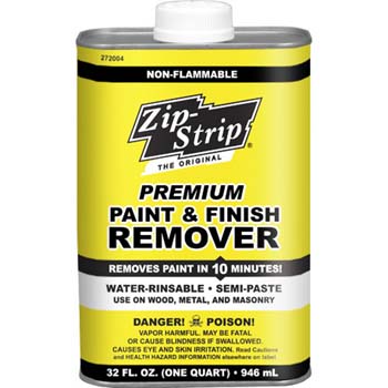 ZIP STRIP 272004 PREMIUM PAINT AND FINISH REMOVER SIZE:QUART PACK:6 PCS.