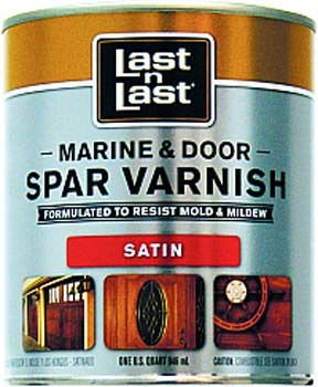 ABSOLUTE COATINGS 50804 LAST N LAST MARINE & DOOR SPAR VARNISH SATIN SIZE:QUART.