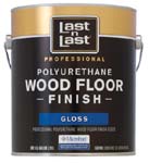 ABSOLUTE COATINGS 54001 LAST N LAST POLYURETHANE WOOD FLOOR FINISH GLOSS 450 VOC SIZE:1 GALLON.