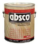 ABSOLUTE COATINGS 89101 ABSCO POLYURETHANE WOOD FLOOR FINISH SATIN 450  VOC SIZE:1 GALLON.