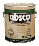 ABSOLUTE COATINGS 89521 ABSCO POLYURETHANE WOOD FLOOR FINISH SEMI GLOSS 350  VOC SIZE:1 GALLON.