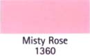 BENJAMIN MOORE PAINT COLOR SAMPLE Misty Rose 1360 SIZE:2 OZ.
