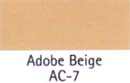 BENJAMIN MOORE PAINT COLOR SAMPLE Adobe Beige AC-7 SIZE:2 OZ.