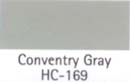 BENJAMIN MOORE PAINT COLOR SAMPLE Coventry Gray HC-169 SIZE:2 OZ.