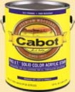 CABOT STAIN 10808 PRO V.T. MEDIUM BASE SOLID ACRYLIC SIZE:1 GALLON.