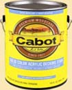 CABOT STAIN 41801 WHITE BASE SOLID COLOR DECKING STAIN WITH TEFLON SURFACE PROTECTOR SIZE:QUART.