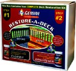 GEMINI 895 RESTORE-A-DECK CLEANER & BRIGHTENER SIZE:KIT.