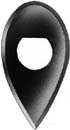 HYDE 10410 TEARDROP MOLDING SCRAPER BLADE