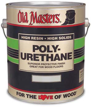 OLD MASTERS 49501 SEMIGLOSS POLY PLASTIC POLYURETHANE SIZE:1 GALLON.