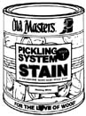 OLD MASTERS 54101 WHITE H20 PICKLING STAIN SIZE:1 GALLON.