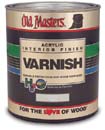 OLD MASTERS 75101 SATIN H20 ACRYLIC VARNISH SIZE:1 GALLON.