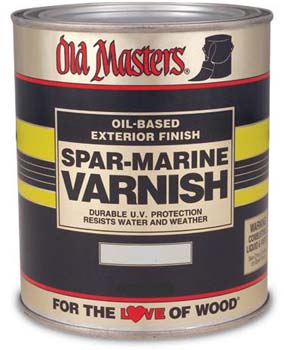 OLD MASTERS 92501 SEMIGLOSS SPAR MARINE VARNISH SIZE:1 GALLON.