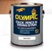 OLYMPIC 53202A CLEAR BASE #2 ACRYLIC LATEX SOLID COLOR DECK FENCE AND SIDING STAIN 87 VOC SIZE:1 GALLON.