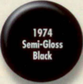 RUSTOLEUM 19747 1974730 SEMI GLOSS BLACK PAINTERS TOUCH SIZE:1/2 PINT.