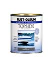 RUSTOLEUM 11892 207005 GLOSS BATTLESHIP GRAY TOPSIDE MARINE PAINT SIZE:QUART.