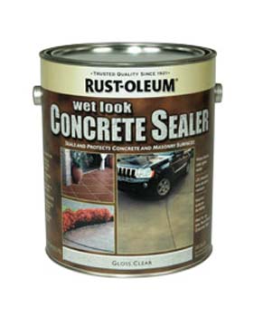 RUSTOLEUM 16206 239416 WET LOOK  CONCRETE GLOSS SEALER SIZE:1 GALLON.