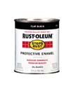 RUSTOLEUM 77765 7776502 FLAT BLACK STOPS RUST SIZE:QUART.