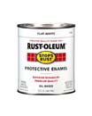 RUSTOLEUM 77905 7790502 FLAT WHITE STOPS RUST SIZE:QUART.