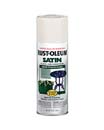 RUSTOLEUM 77938 7793830 SPRAY PAINT SHELL WHITE SATIN STOPS RUST SIZE:12 OZ. SPRAY PACK:6 PCS.