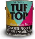 TUF TOP 10-121 DEEP TINT BASE FLOOR AND DRIVEWAY COATING WATER BASED SIZE:1 GALLON.