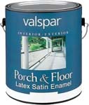 VALSPAR 1533 LATEX INT / EXT SATIN ENAMEL PORCH & FLOOR LIGHT GRAY SIZE:1 GALLON.