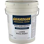 VALSPAR 211 GUARDIAN INT LATEX FLAT BRT WHITE / PASTEL BASE SIZE:5 GALLONS.