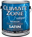 VALSPAR 27400 CLIMATE ZONE EXT LATEX SATIN HOUSE & TRIM WHITE SIZE:1 GALLON.