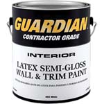 VALSPAR 455 GUARDIAN CONTRACTOR INT LATEX S/G WALL & TRIM WHITE SIZE:1 GALLON.