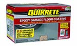 VALSPAR QUIKRETE 50032 CLEAR EPOXY WATER BASED GARAGE FLOOR COATING KIT 250 VOC SIZE:1 GALLON.