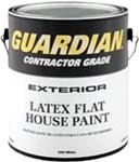 VALSPAR 555 GUARDIAN CONTRACTOR EXT LATEX FLAT HOUSE PAINT WHITE SIZE:1 GALLON.