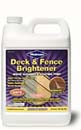 WOLMAN 16116 DECK & FENCE BRIGHTENER WOOD CLEANER & COATING PREP CONCENTRATE SIZE:1 GALLON.